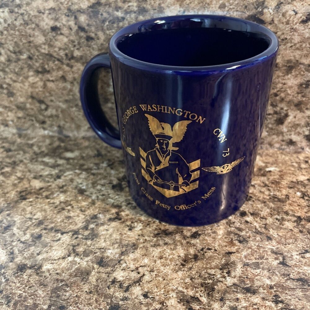 USS George Washington CVN-73 Coffee Cup/Mug First Class Petty Officer's‎ Mess
